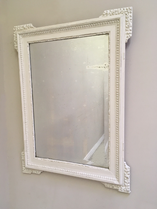 FRENCH ANTIQUE PAINTED MIRROR